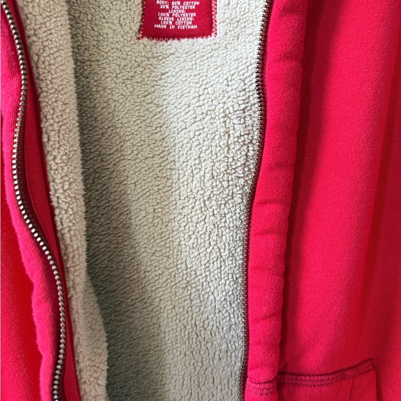 Lands' End Red Kids Hoodie - Picture 5 of 8